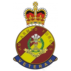 The Middlesex Regiment HM Armed Forces Veterans Sticker